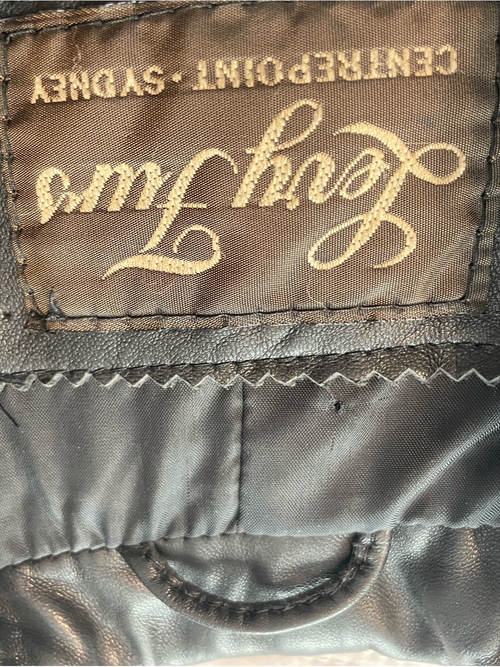 😍 Coat Sale ,Closet Clean Out ! Black Leather Blazer Jacket - Picture 13 of 15